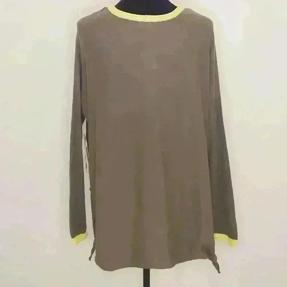 MODERN Designer Oversized Knit Sweater Brown Med - Picture 4 of 9